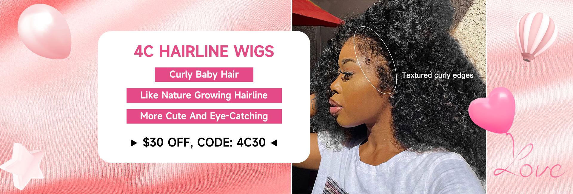 4C hairline wigs